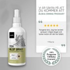 Naturligt tillverkad spray mot klåda för hundar och katter, samt 100% nöjdhetsgaranti