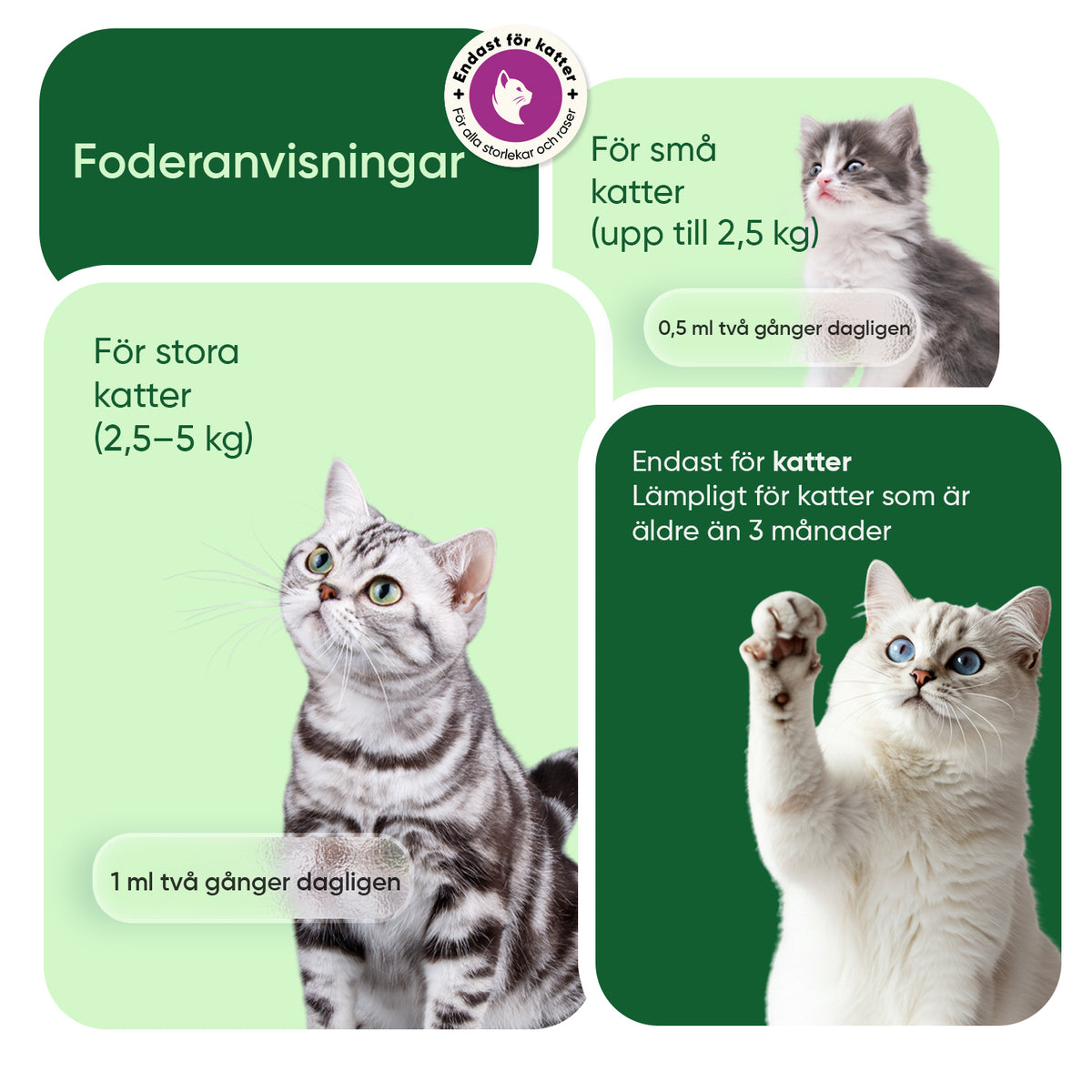 Animigo Lugnande Droppar för Katter 100 ml Droppar