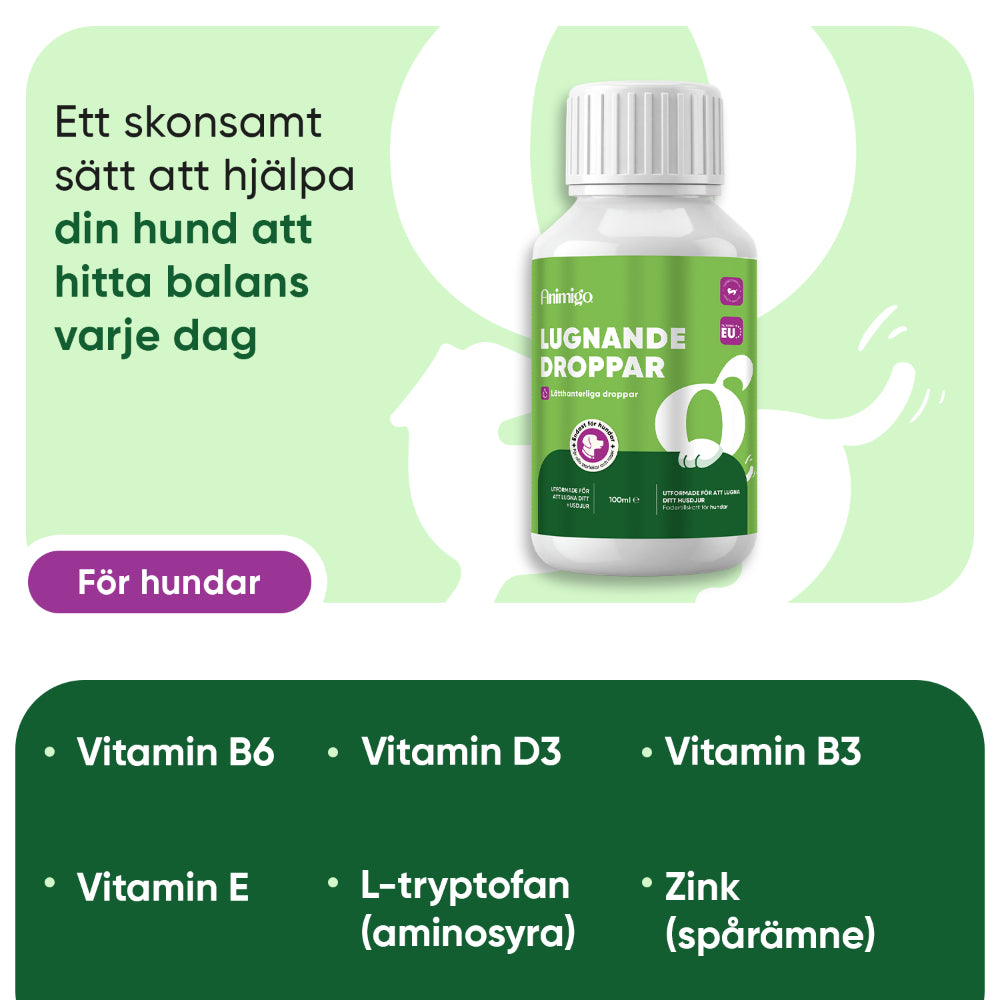 Lugnande droppar för hundar 100ml