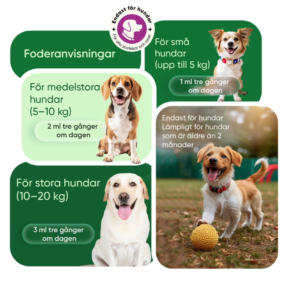 Lugnande droppar för hundar 100ml