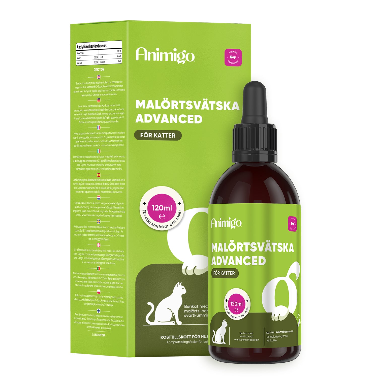 Malört Advanced för Katter 120ml Vätska