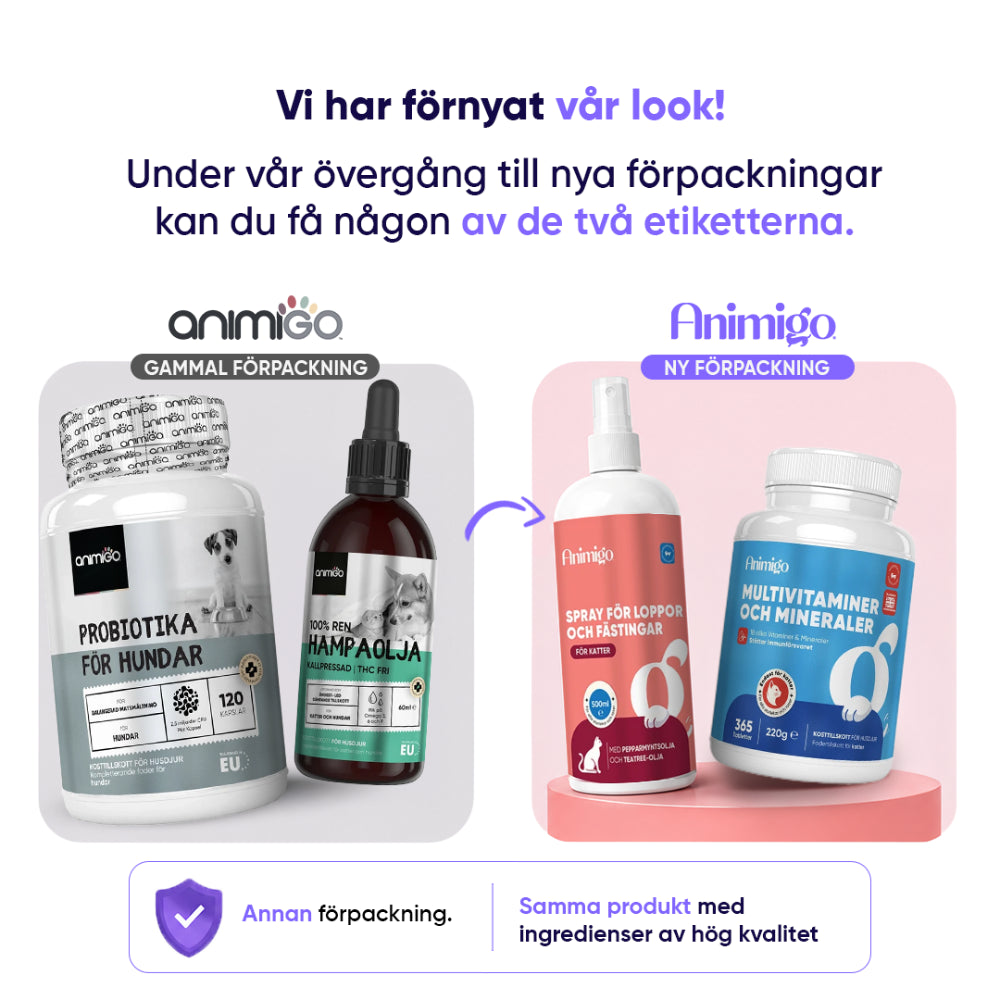 Klådalindring för hundar 250 ml flytande tillskott